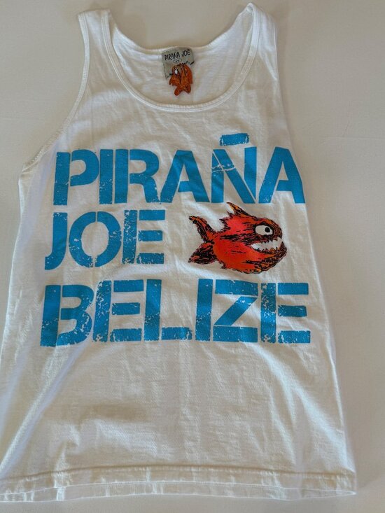 Pirana Joe Other - Pirana Joe Belize Graphic Tee Tank Top Medium Unisex T-Shirt Summer Vacation